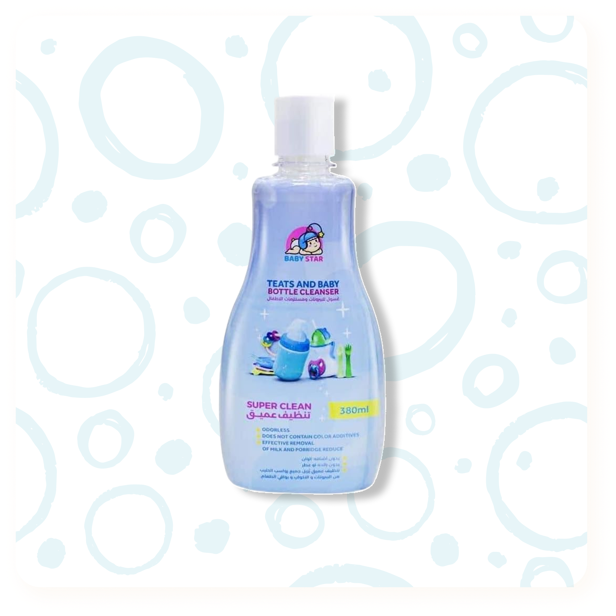 Baby Star Bottle and Teats Cleanser 380ML