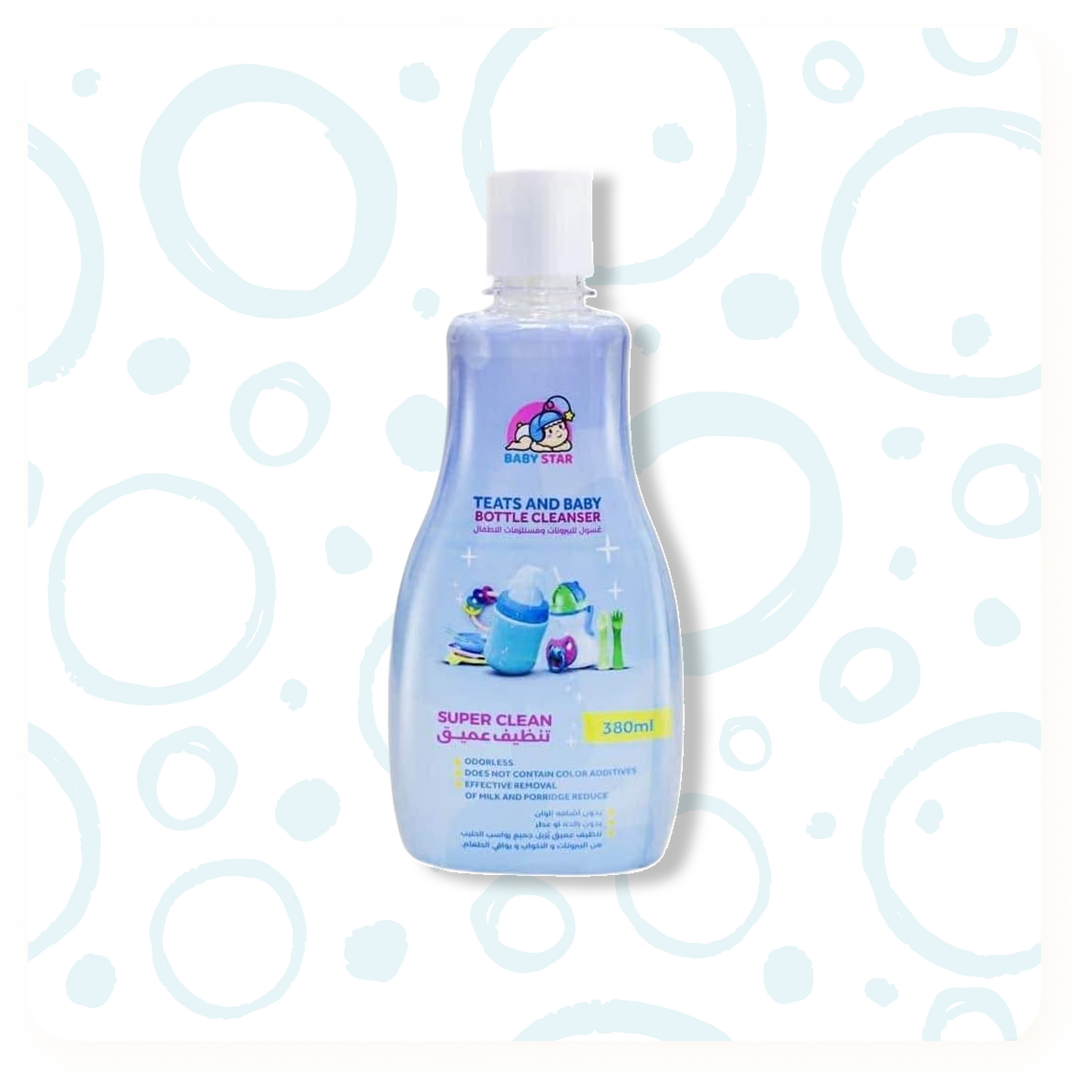 Baby Star Bottle and Teats Cleanser 380ML